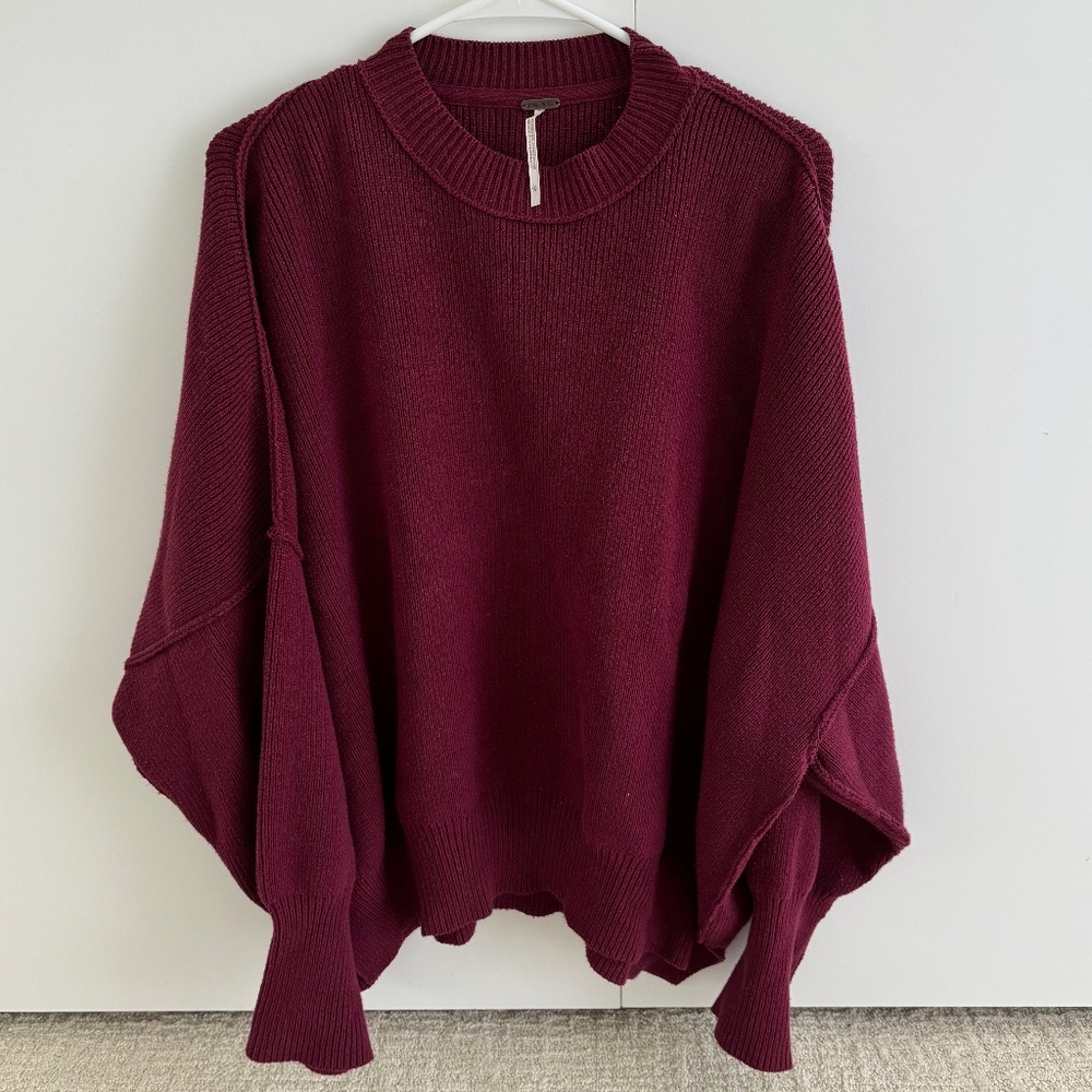 Free People Easy Street Tunic Sweater sz Small